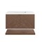 James Martin Vanities Marcello 36in Single Vanity, Chestnut w/ 3 CM White Zeus Top D200-V36-CSN-3WZ - alternate 1